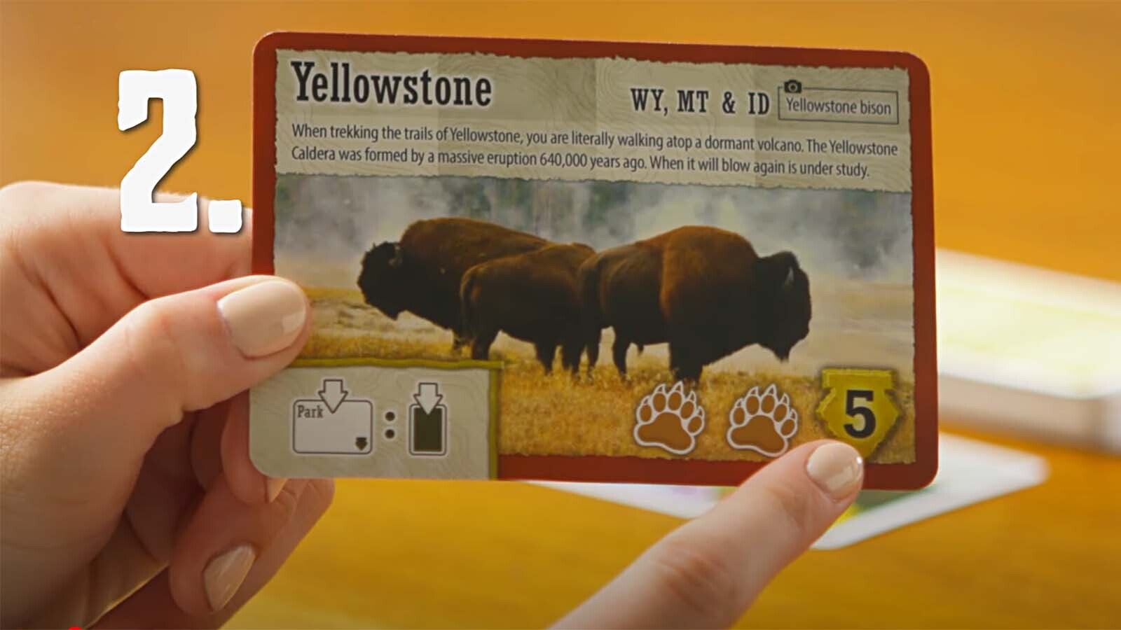 Yellowstone is one of the special "major" national parks in the game.