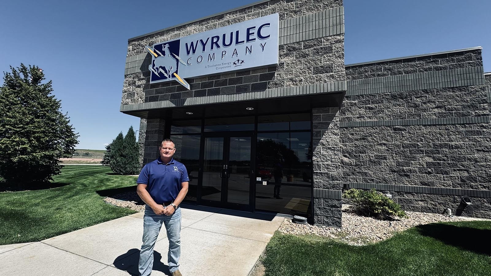 Ryan Schilreff, general manager of Torrington-based Wyrulec Co., stands in front of his power distribution cooperative, which has played a key role in keeping reliable energy distributed to members of the Colorado-based Tri-State Generation and Transmission Association. Tri-State distributes electricity throughout a four-state service territory, including Wyoming, Colorado, New Mexico and Nebraska.