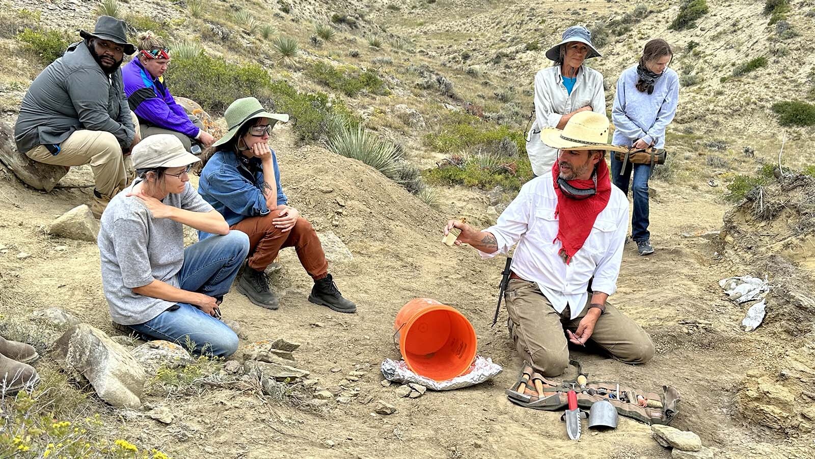 Wyoming Places: Digging For 67 Million-Year-Old Fossils At Triceratops ...