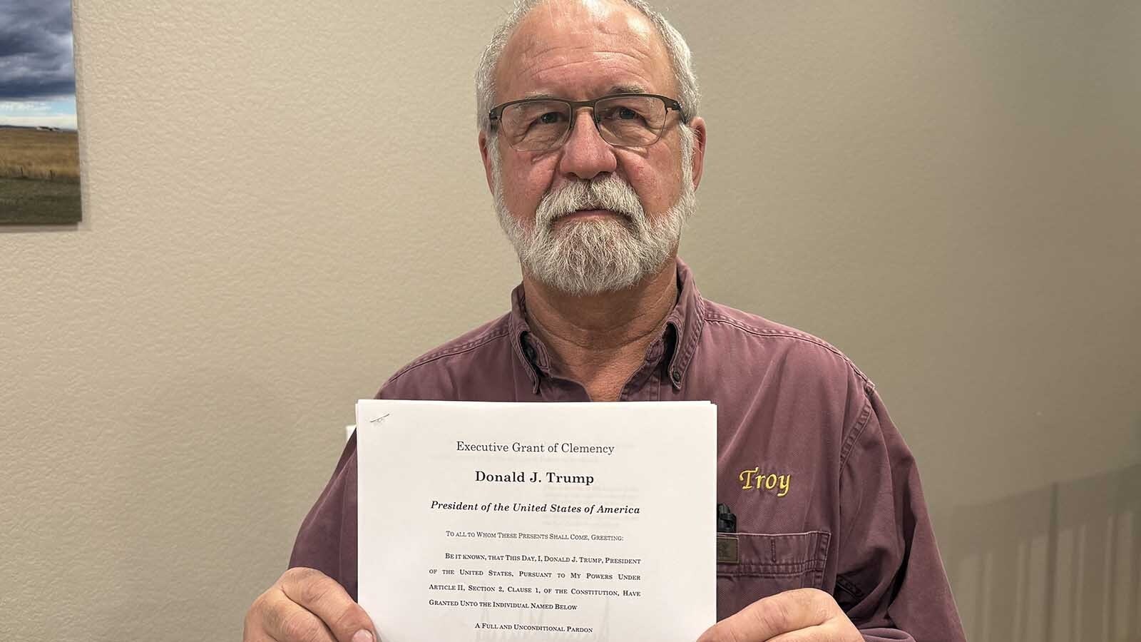 President Donald Trump pardoned Troy Lake on Friday. The 65-year-old Wyoming diesel mechanic spent seven months in federal prison for tweaking and removing emissions systems on ailing engines. When he got the news, he wept.