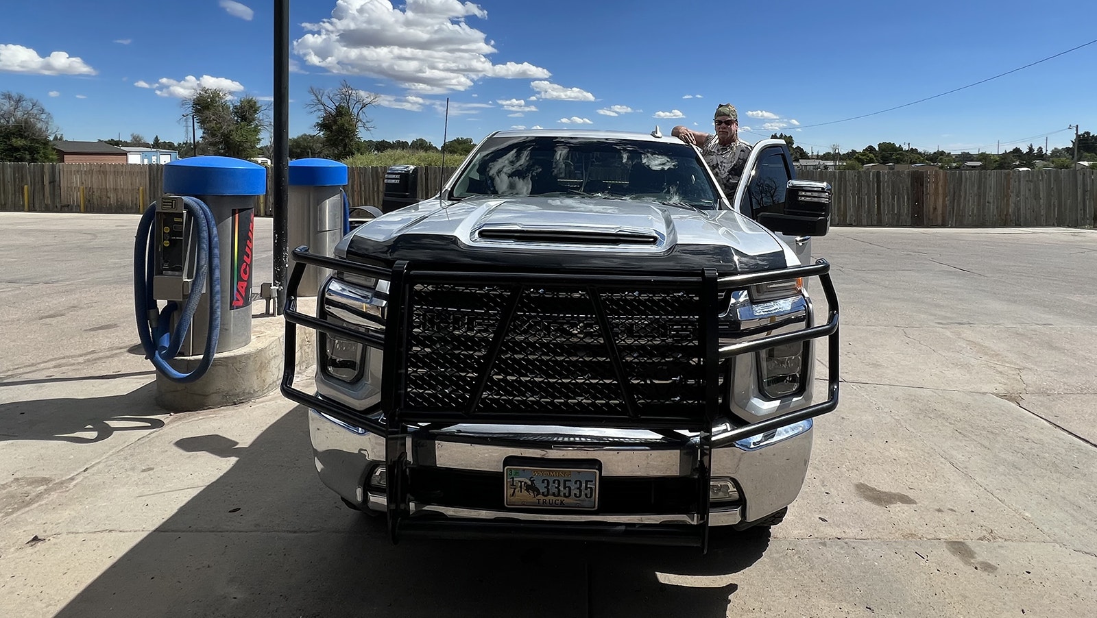 Mark Fillmore of Cheyenne with his 2020 Chevy 2500 Silverado. While his is a work truck, Fillmore said he's a truck guy through and through.