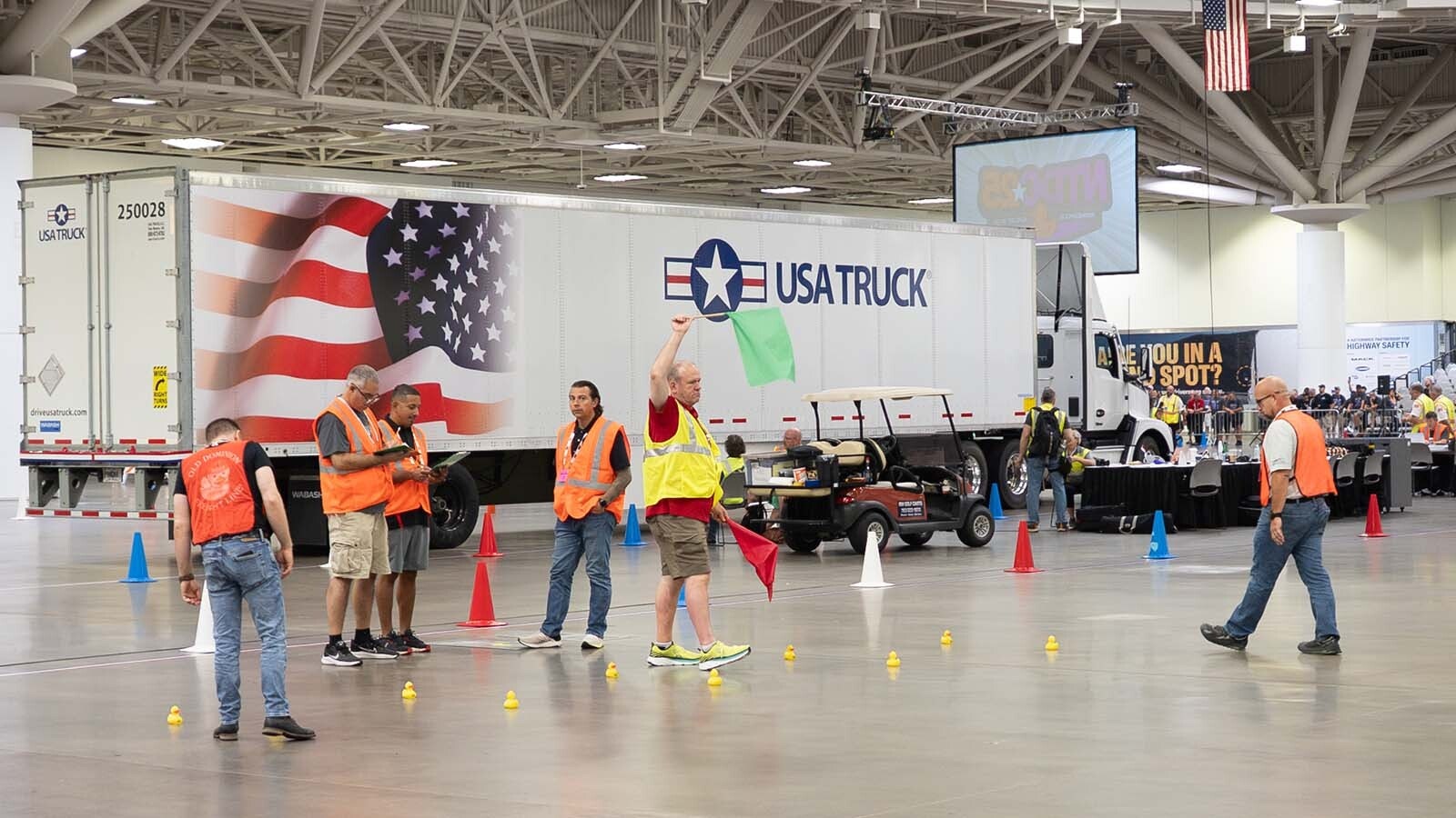 Only the best from each state compete at the National Truck Driving and Step Van Driving Championships and the winner is proclaimed the Grand Champion trucker. To qualify, competitors must have one year accident free and win at their state level.