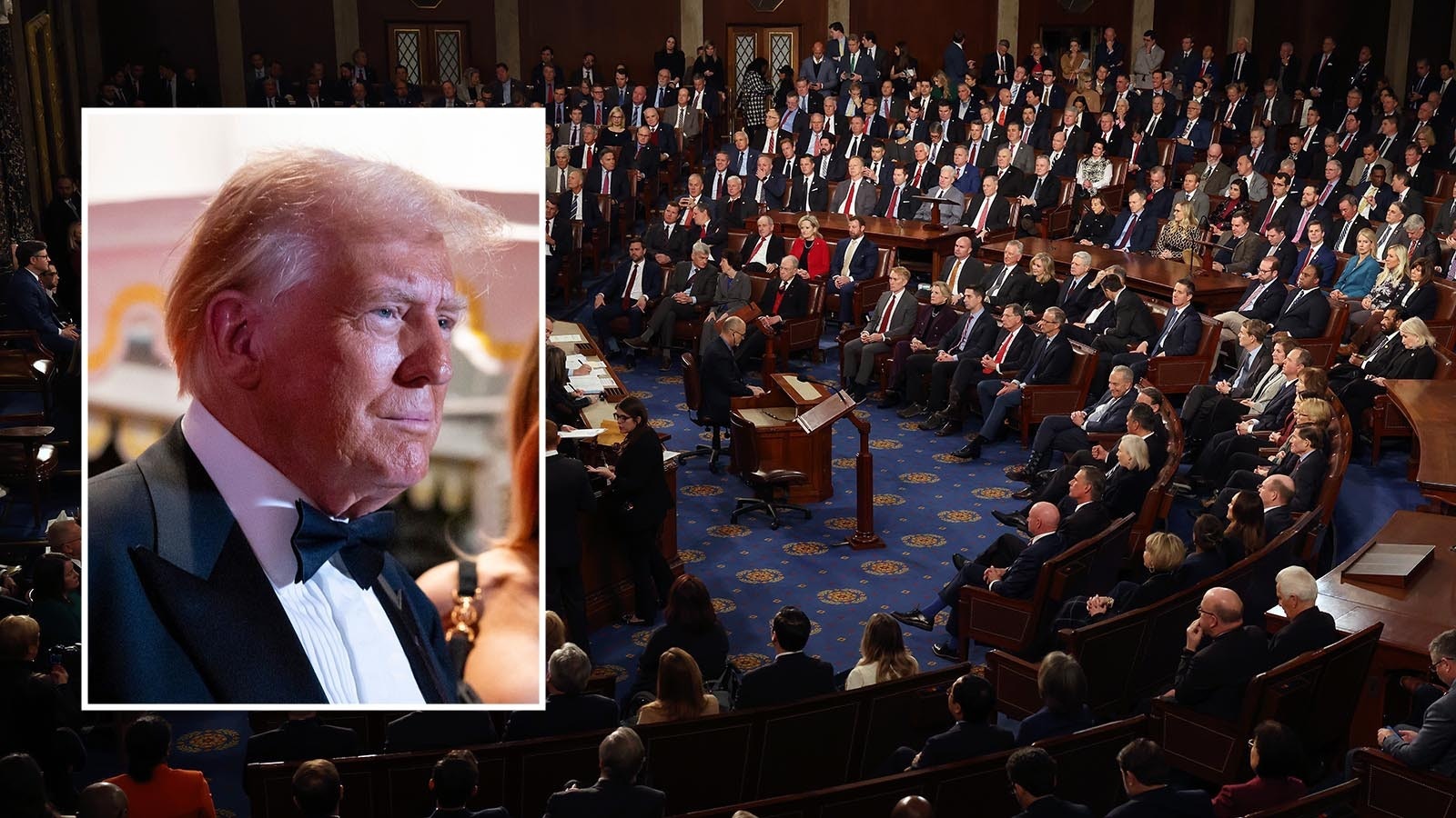 Members of Congress participate in a joint session of Congress to ratify the 2024 presidential election at the U.S. Capitol on Jan. 6, 2025, in Washington, DC.