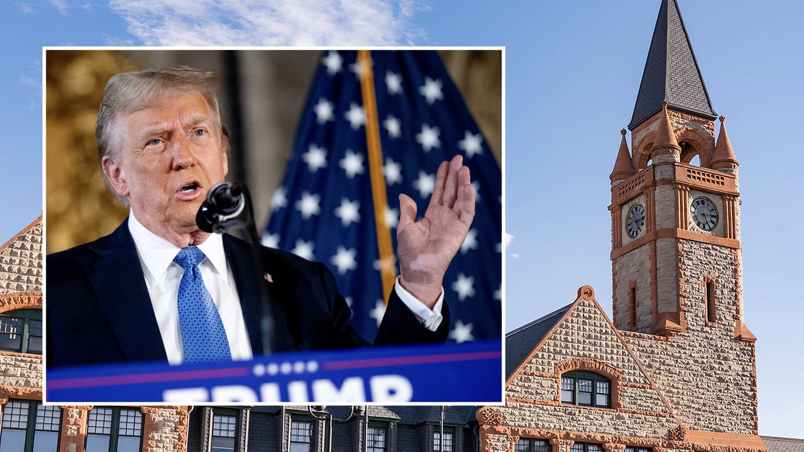 Trump and cheyenne depot