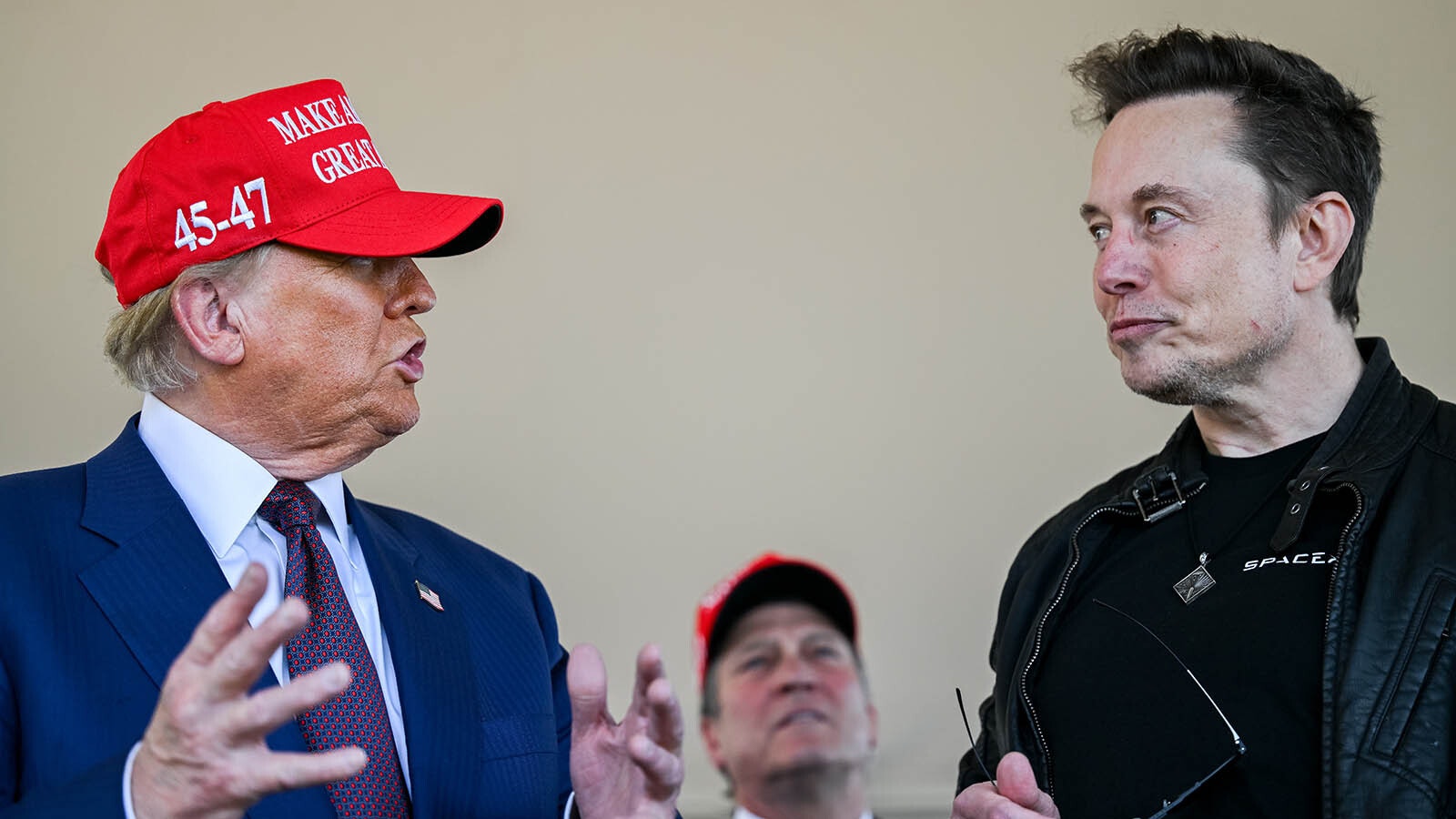 President-elect Donald Trump, left, and Elon Musk.