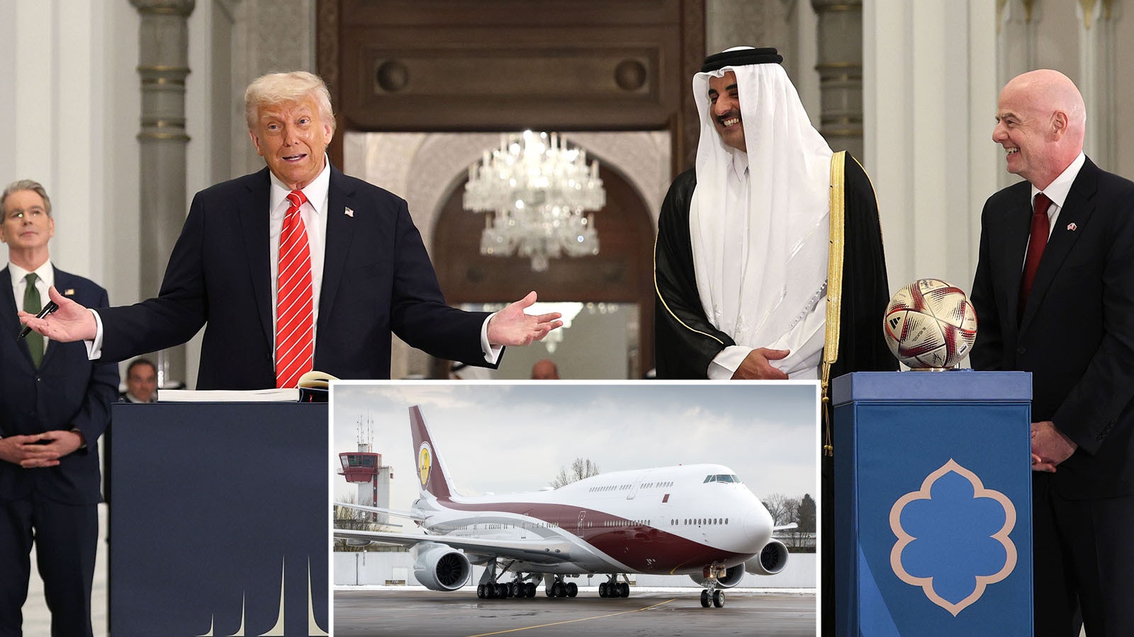 Wyoming Rep. Harriet Hageman says Trump’s plan to accept a $400 million jet from Qatar traces back to a 2018 Boeing contract. Before it’s used as Air Force One, “they better scrub that plane from nose to tail” for bugs, added Sen. Cynthia Lummis.