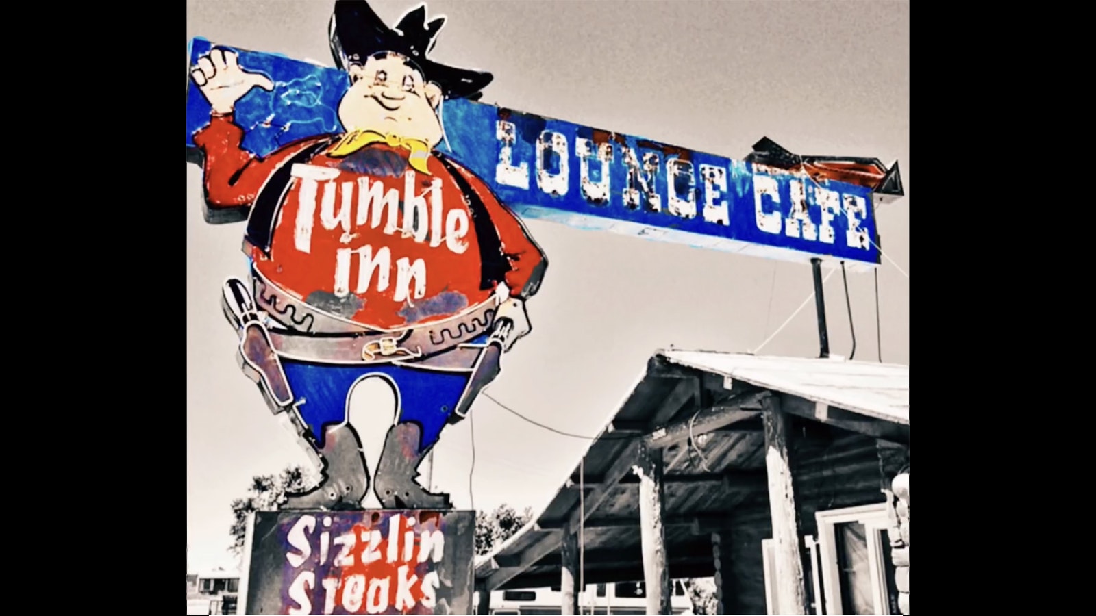 Tumble Inn A more colorful era for the cowboy sign Van Etten Natta Family 6 3 23