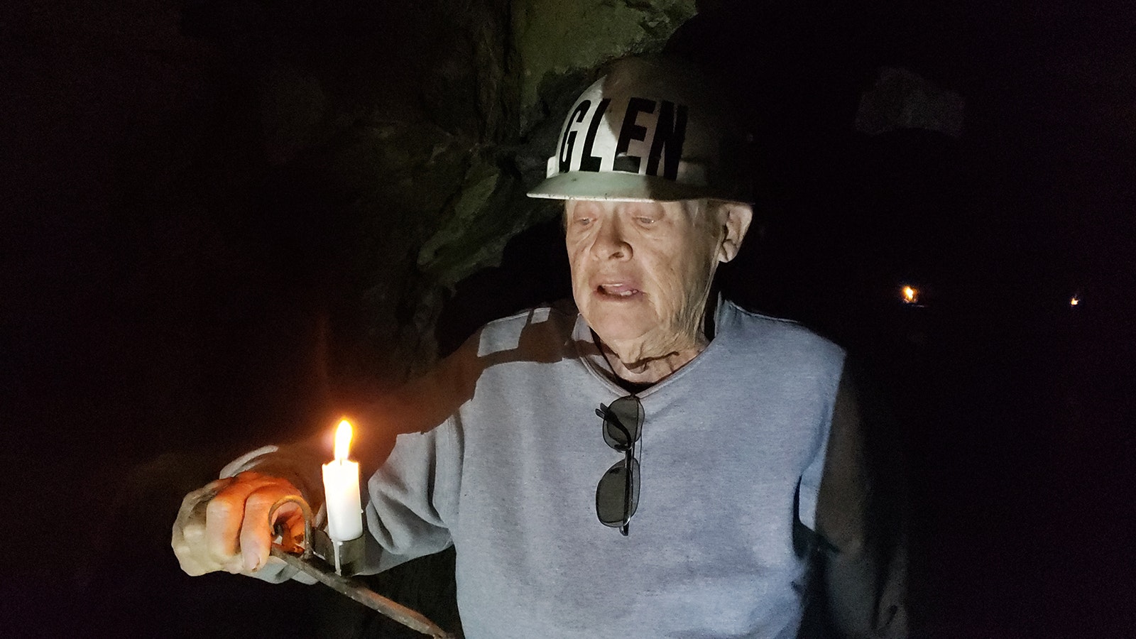 Miners were given just one candle per day for their work in the tunnel. This probably meant the miners shared a candle to help extend the life of the light by which they would have worked.