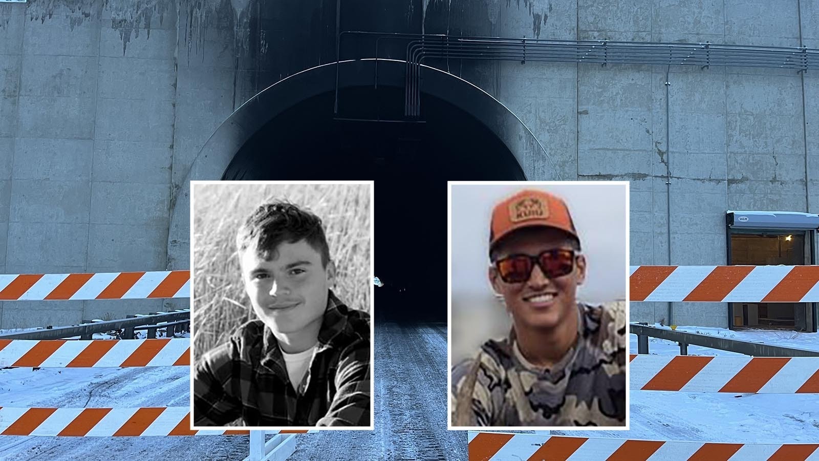 Christopher Johnson, 20, left, and Quentin Romero, 22, right, both of Rawlins, have been identified as two of three fatalities from Friday's Green River Tunnel crash. A photo of the third, Harmanjeet Singh, 30 of Nova Scotia, Canada, was not available.