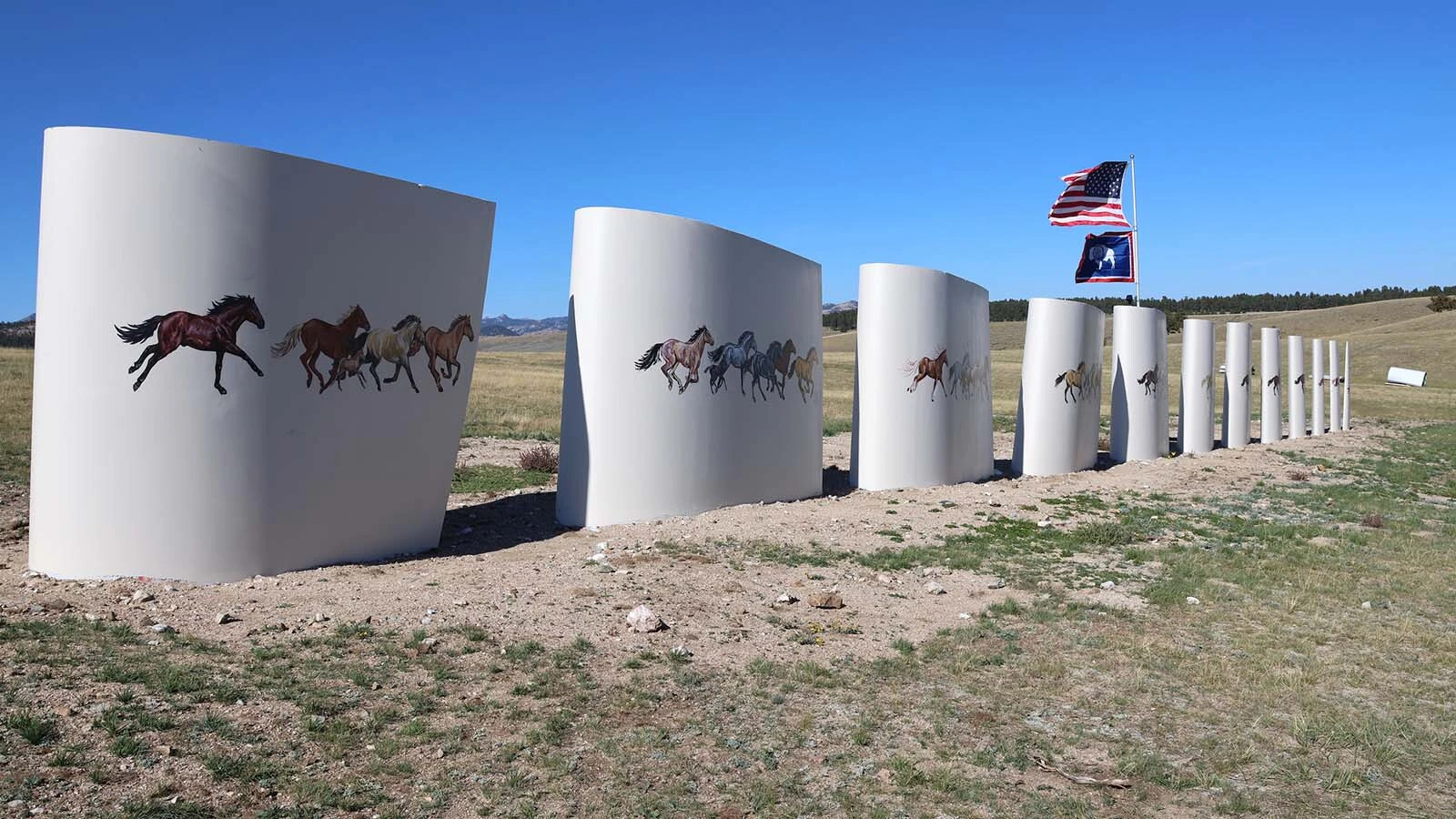 The 12 blades in the “Windborne” sculpture represent the 12 steps of recovery from addiction. 