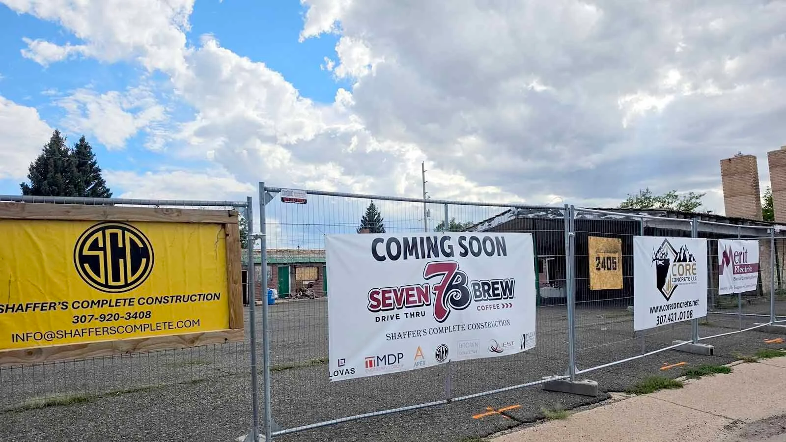The Twin Chimneys Motor Court, a vintage motel and landmark in Cheyenne from the 1930s, was demolished in about three hours Tuesday to make room for 7 Brew Coffee.