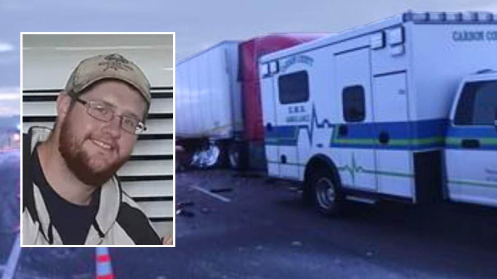 Rawlins EMT Tyeler Harris was killed Dec. 21, 2022, and his partner working on an ambulance was seriously hurt, when a semitrailer plowed into them while they were responding to a crash on Interstate 80.