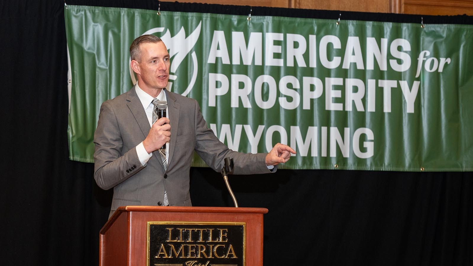 Tyler Lindholm runs the Wyoming chapter of Americans for Prosperity.