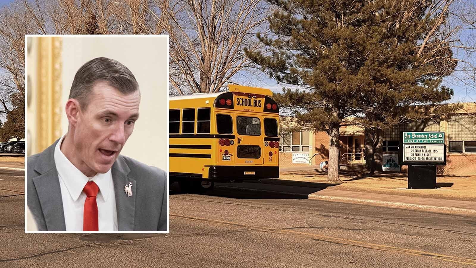 The Wyoming Libertarian Party and Americans for Prosperity Wyoming want school-choice opponents to reconsider, saying teachers can use the system to their advantage. The Wyoming Education Association says those claims don't change its stance that the state's program is unconstitutional. Tyler Lindholm, pictured, is the state director for Americans for Prosperity Wyoming.