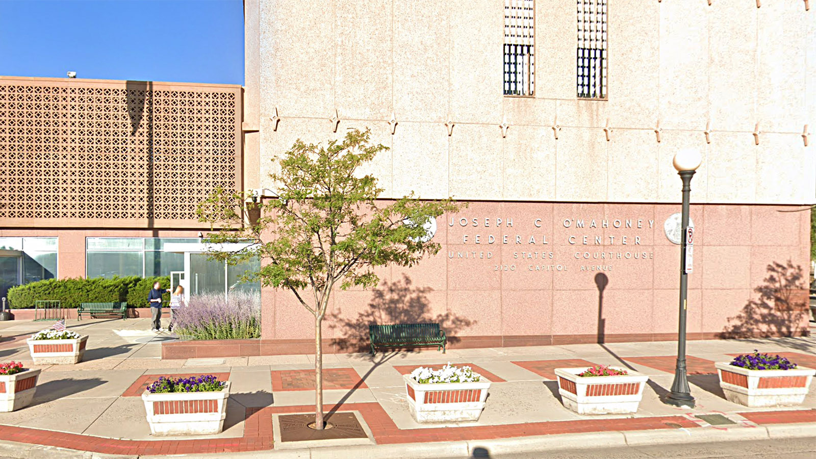 U.S. District Court building in Cheyenne.