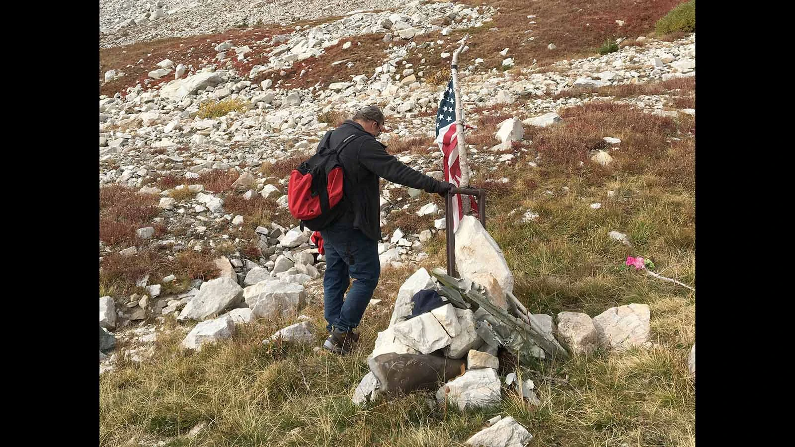 Daniel Tanis says the Medicine Bow Peak crash site gives him “goose bumps” every time he visits.