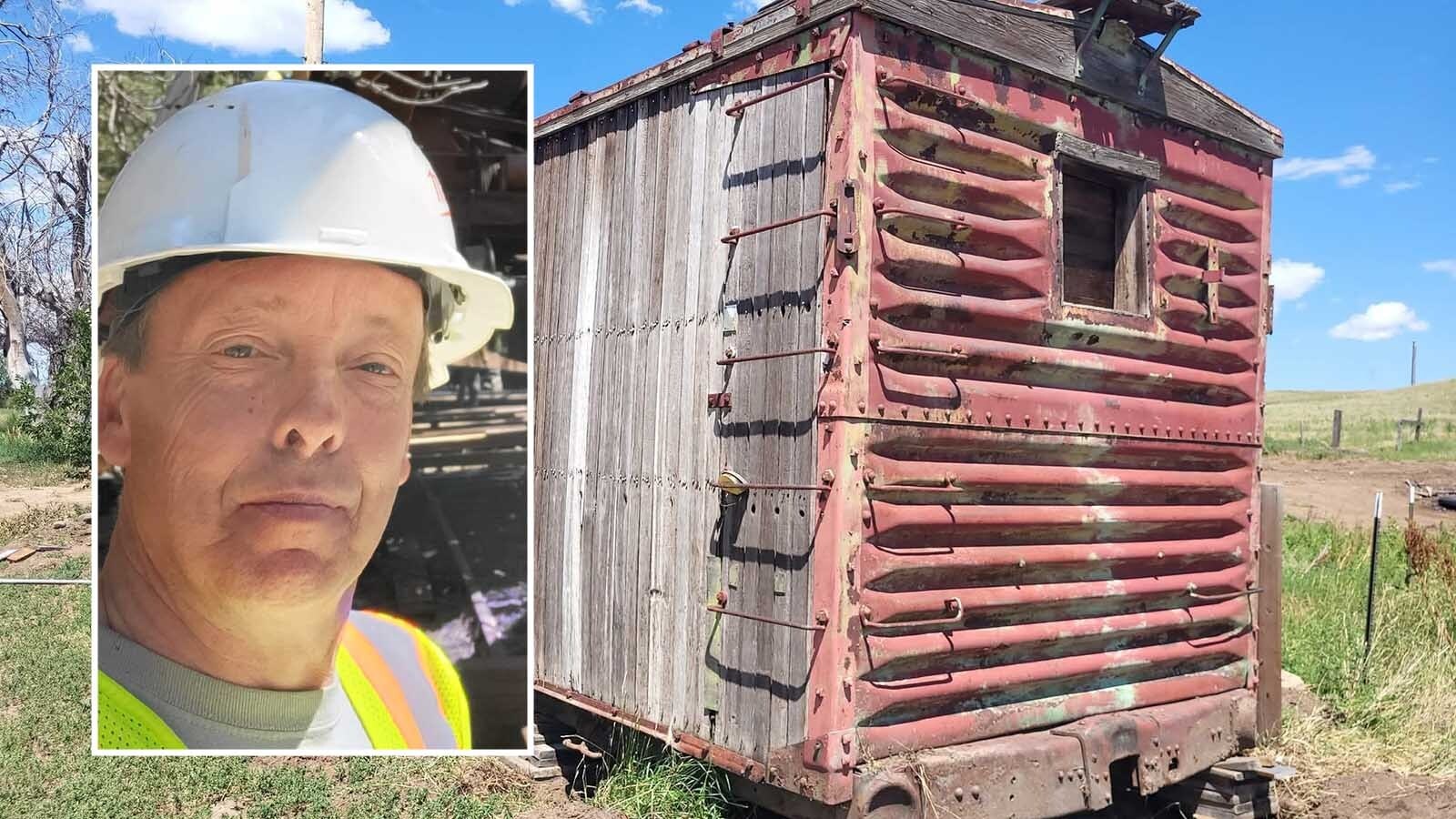 Train enthusiast and vintage railcar expert Michael Pannell has rescued a 113-year-old boxcar from oblivion in Cheyenne. Inside, the car has signatures of workers, something Pannell intends to preserve.