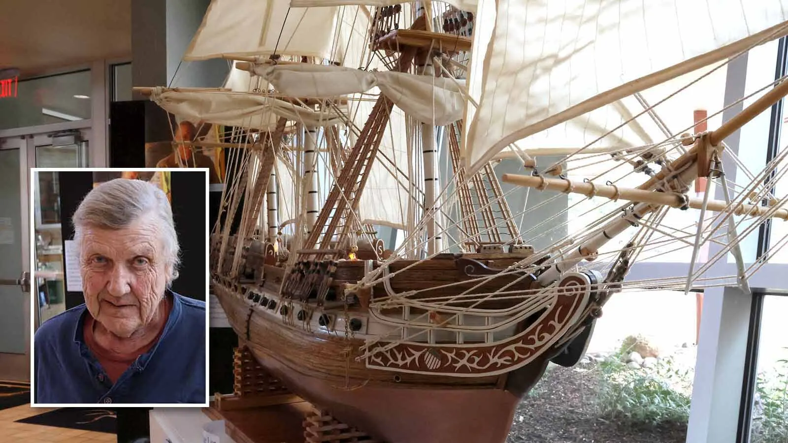 Carl Benz of Worland wanted to have his ashes placed on his 5-foot exact model of the USS Constitution and put aflame onto Boysen Reservoir didn’t happen. Now the model — with every detail crafted by his own hands — is in a museum for everyone to see.