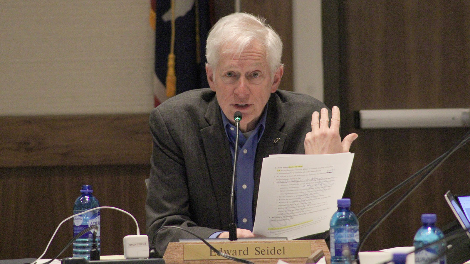 University of Wyoming President Ed Seidel said that despite the Legislature defunding the schools Diversity, Equity and Inclusion program, it won't be cut.