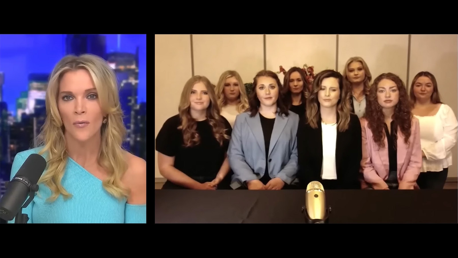 Megyn Kelley talks with a group of University of Wyoming sorority members suing over the acceptance of a transgender member.