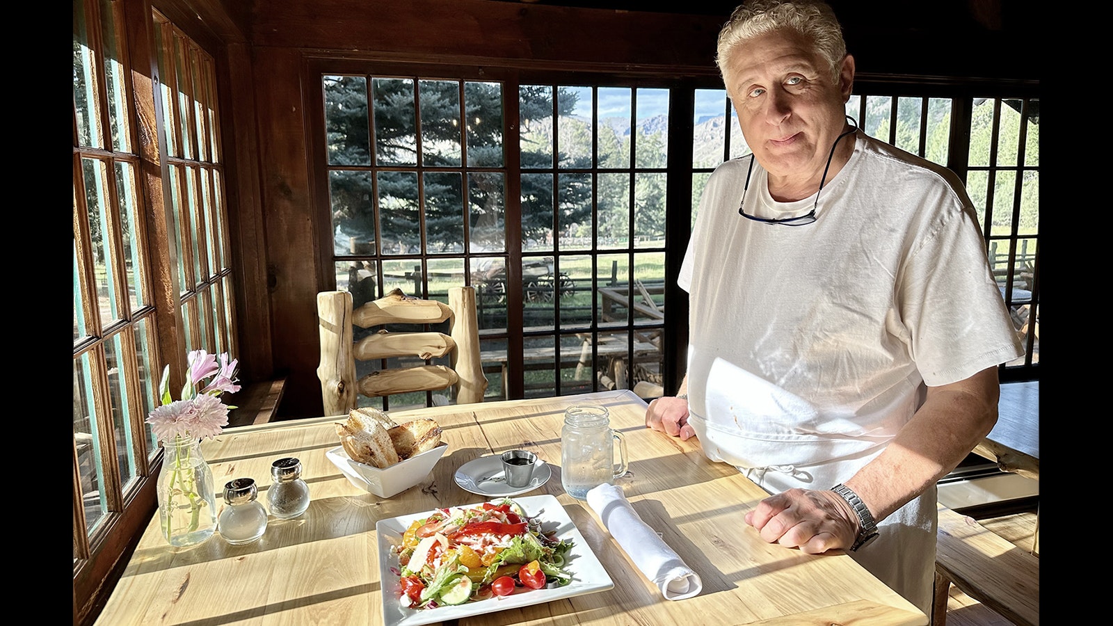 Chef Vince Fiore brought a new energy and elevated food to Wyoming's historic UXU Ranch when he was the resident chef there.