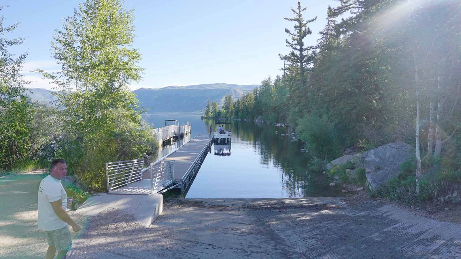 A team from the nonprofit Organized Search and Rescue gets ready to serarch the depths of Fremont Lake for barrels triple-murderer Gerald Uden claims he dumped there containing the bodies of his 1980 victims.