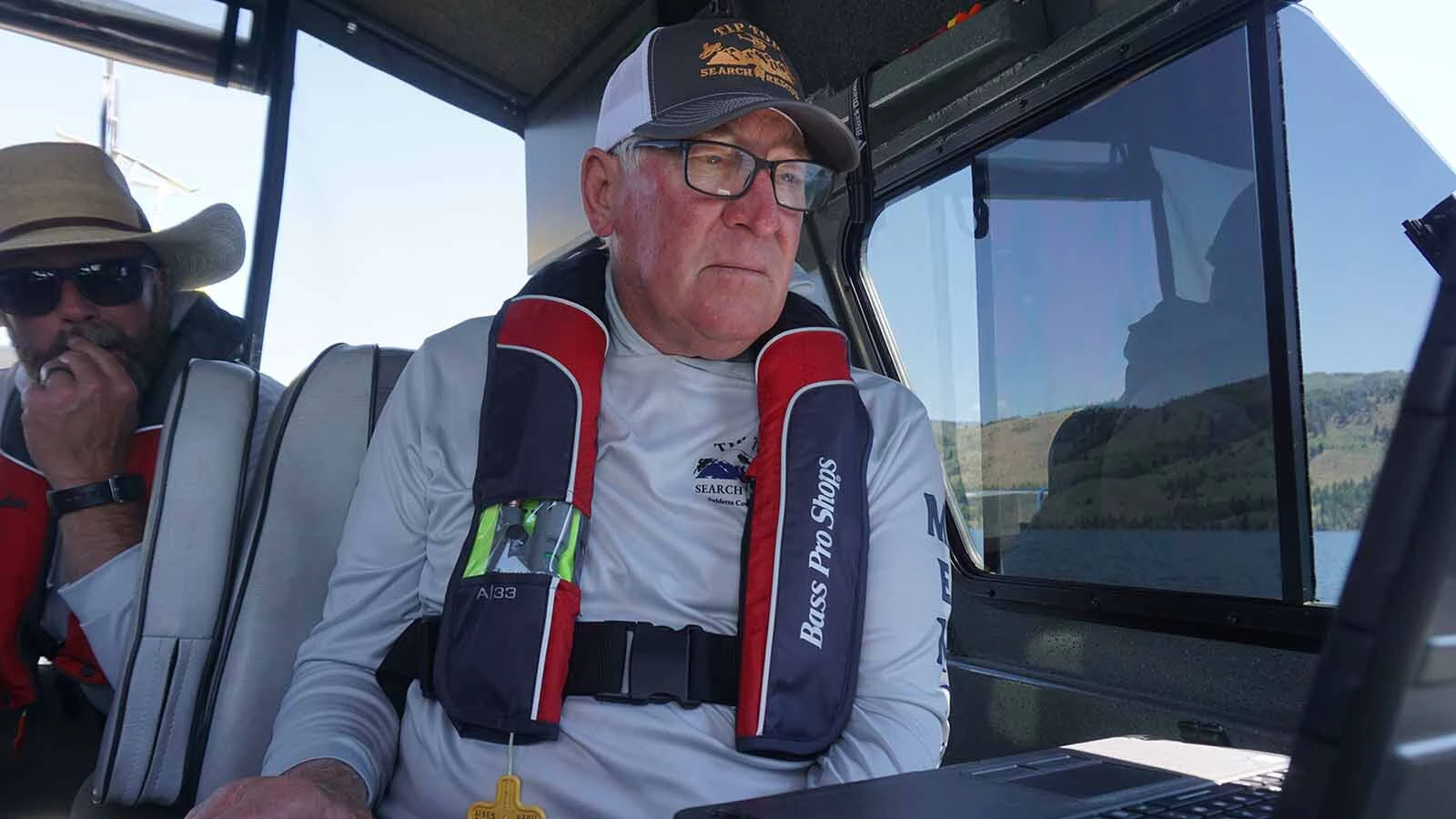 John Linn with Sublette County's Tip Top Search and Rescue helps search the depths of Fremont Lake for barrels triple-murderer Gerald Uden claims he dumped there containing the bodies of his 1980 victims.
