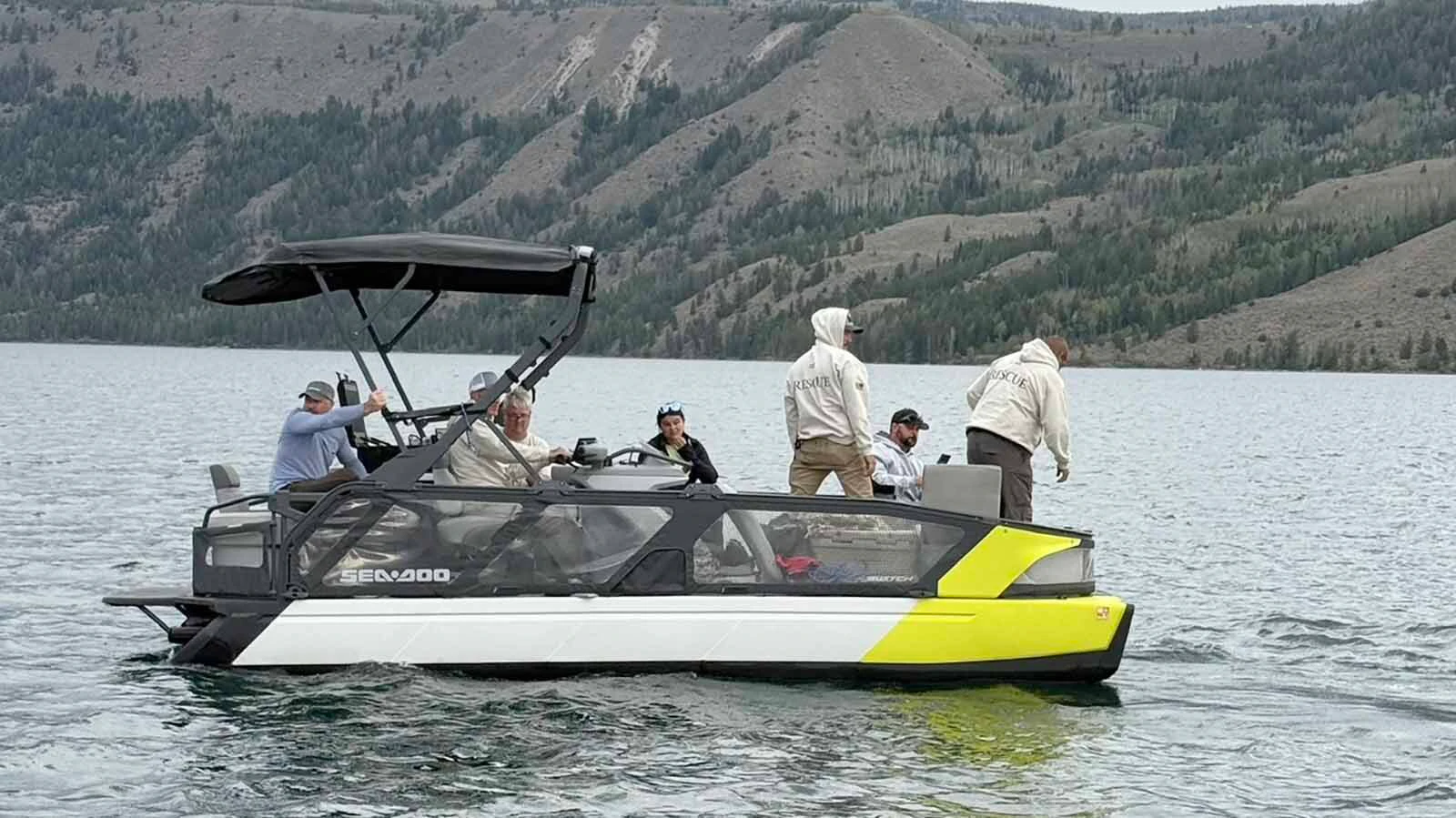 Search teams battled harsh conditions Saturday, Aug. 29, 2026, and used specialized equipment to raise a 55-gallon barrel off the bottom of Fremont Lake. They are hopeful it contains the body of Virginia Uden who, along with her two sons, was killed in 1980 by her ex-husband.