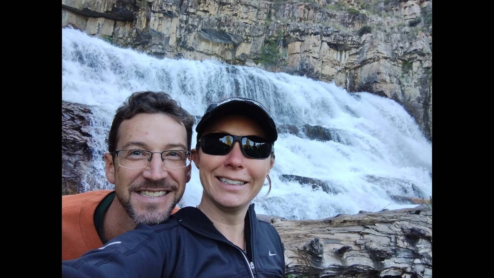 Exploring Granite Falls in Bridger-Teton National Forest in June 2021.