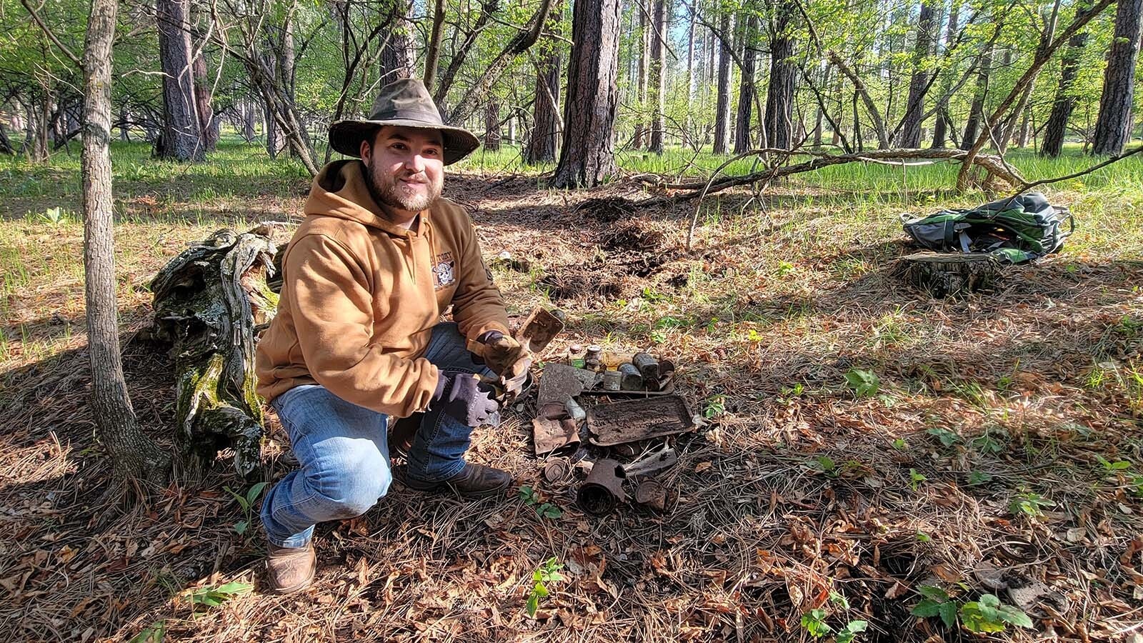 Levi Kessler, founder of the History Below The Pines, explores old privately owned mine portals in the Black Hills of Wyoming and South Dakota. He researches and documents the historic places beneath the ground and shares the information with the landowners in exchange for the opportunity to preserve the history. All the artifacts are recorded and remain the property of the property owner.
