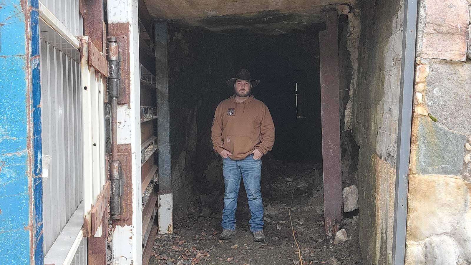 Levi Kessler explores a historical dig at an old privately-owned abandoned logging camp in the Black Hills. He founded the History Below the Pines which digs up the history of privately owned mines and ghost towns.