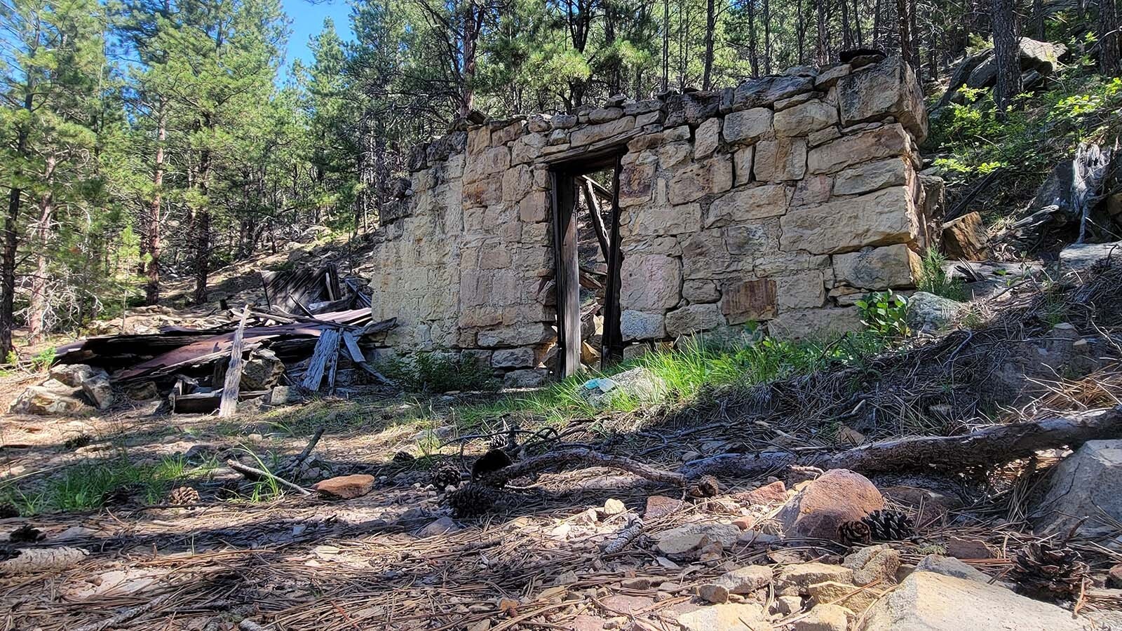 One of the goals of the History Under The Pines crew is not only to document buildings but to find the story behind them. This stone structure sits in an abandoned company mining town in Wyoming and Levi Kessler, founder of the history group will continue to dig into the story behind the building.