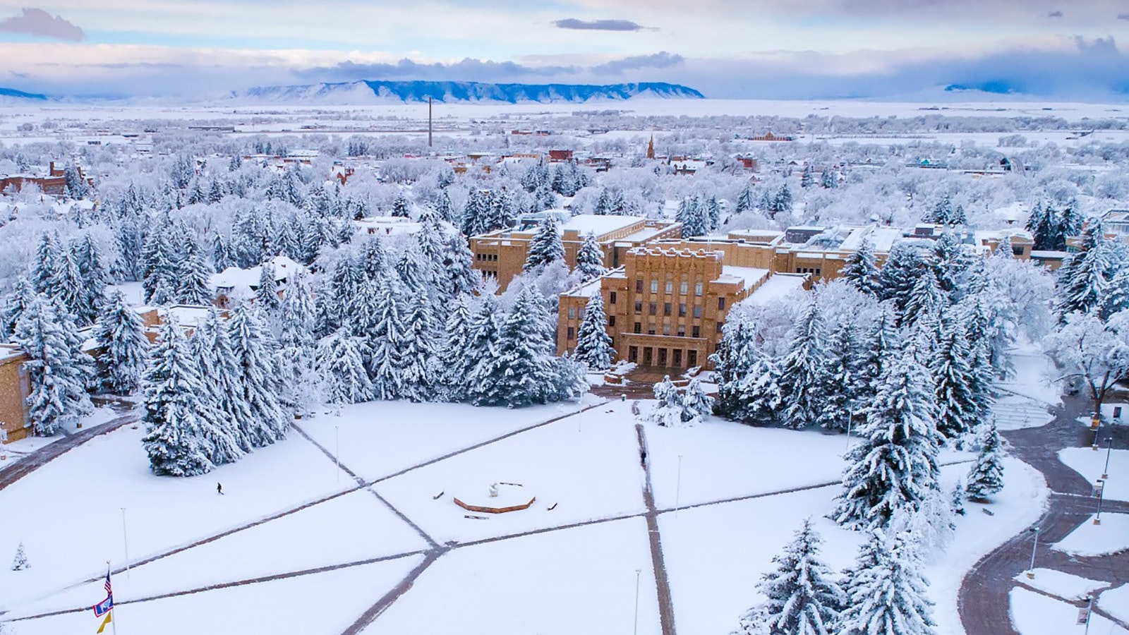 University of Wyoming campus winter 4 25 23