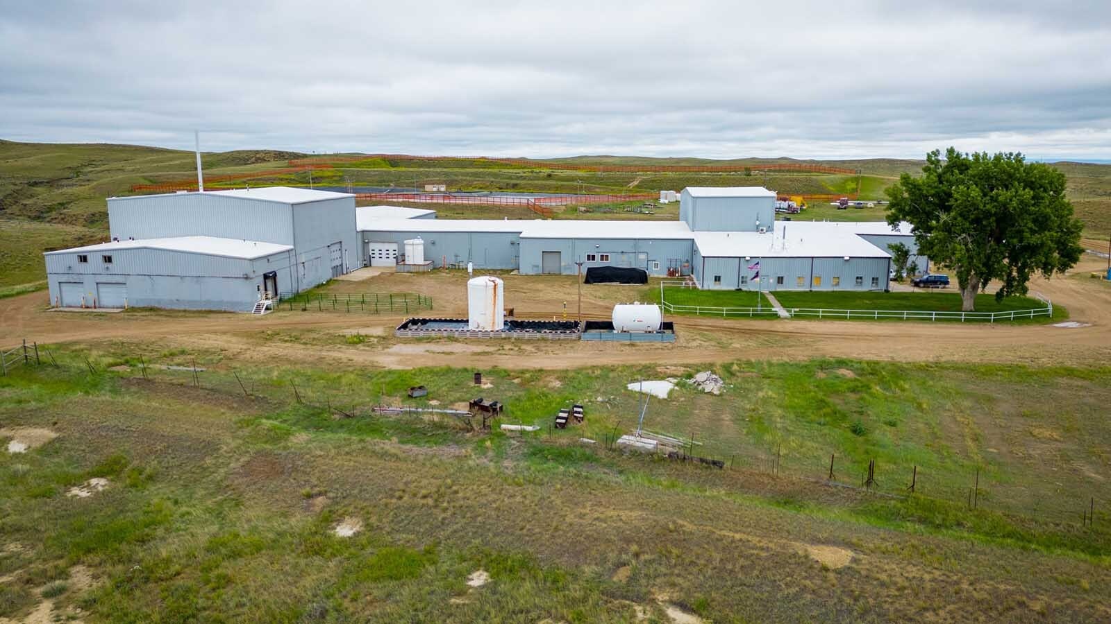 Uranium Energy Corp.’s Irigaray plant in Powder River Basin. Thanks in part to recent fast-tracking by the Trump administration, UEC is poised to significantly expand its operations in Wyoming. (UEC)