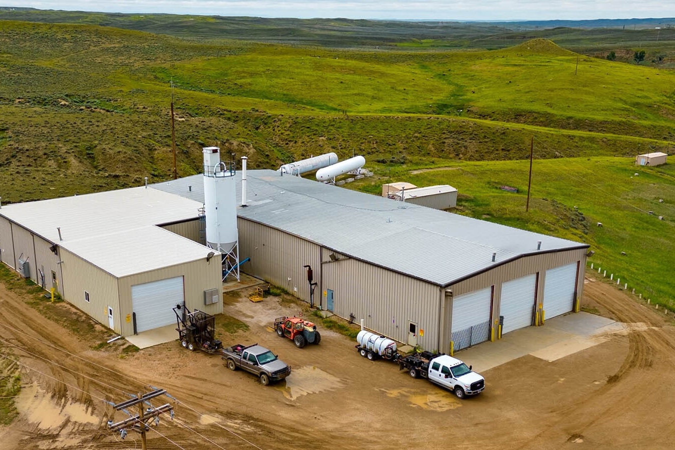 A satellite plat at Uranium Energy Corp's Christensen Ranch site in Wyoming.