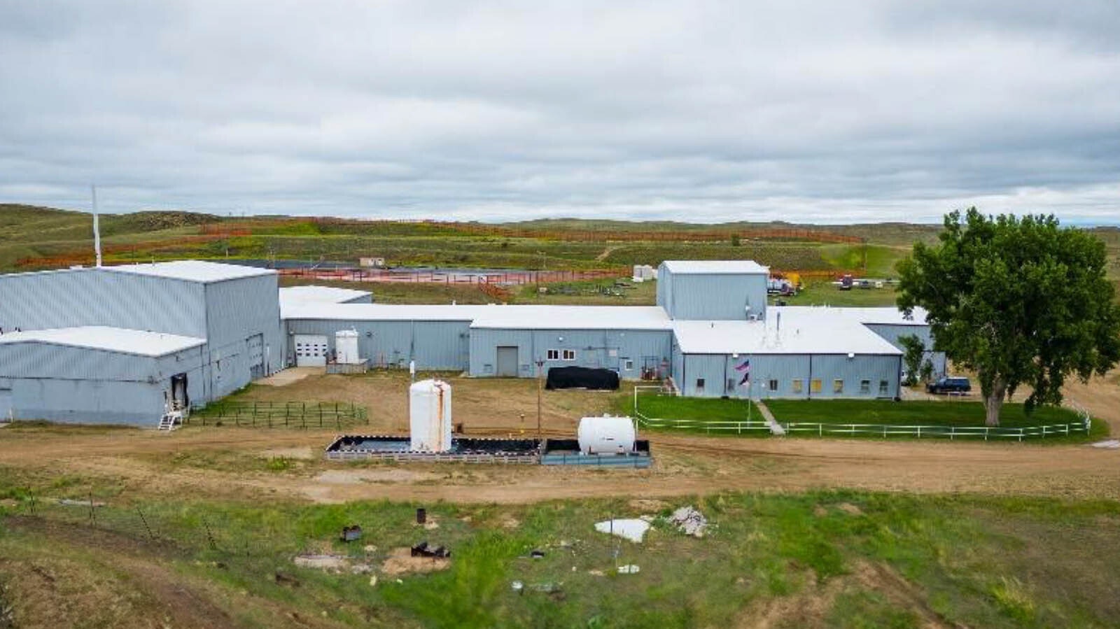 Uranium Energy Corp.'s Irigaray plant in Wyoming's Powder River Basin.