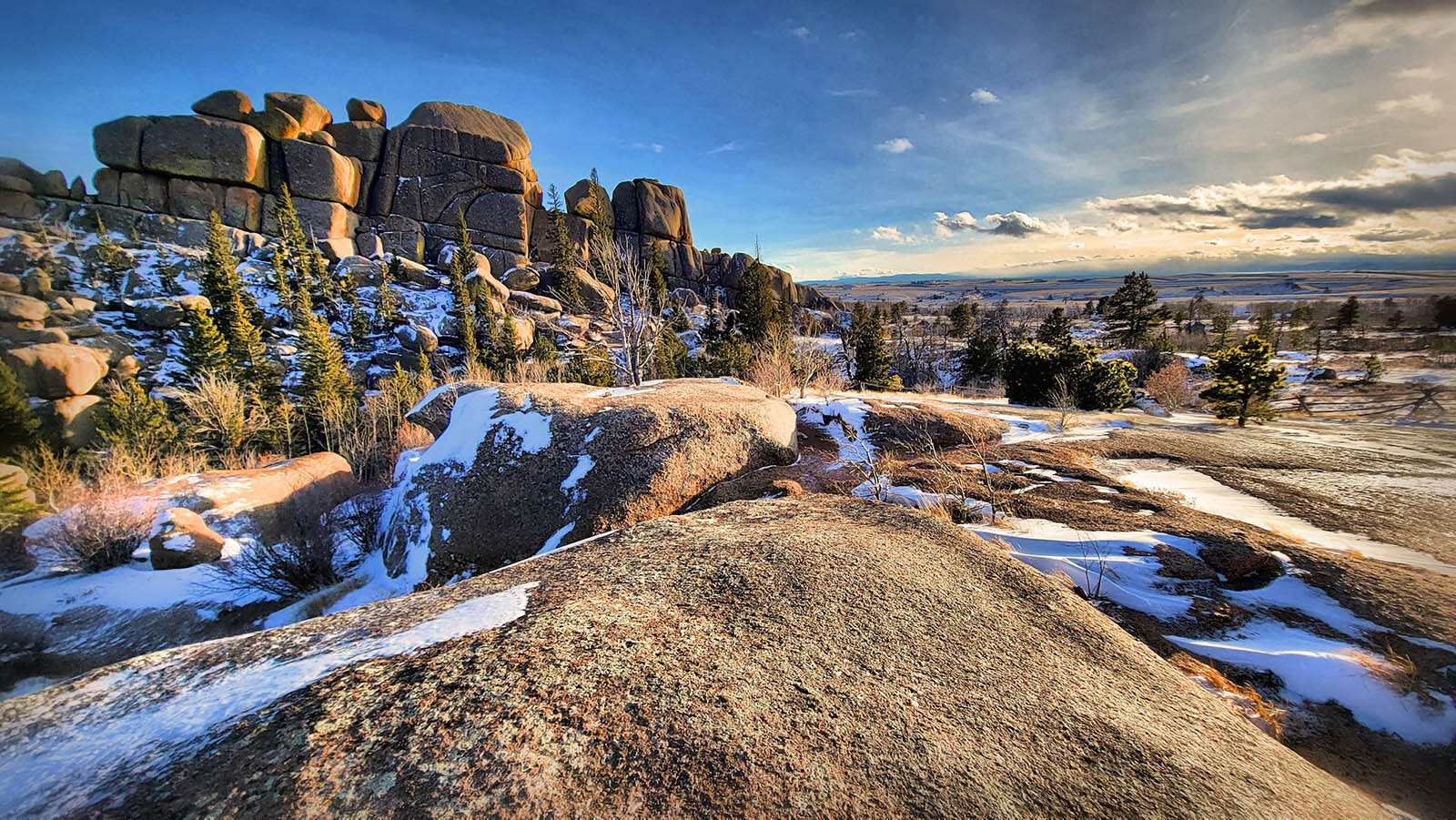 There's not much snow at Vedauwoo in Wyoming’s Snowy Range, which is a concerning sign to many. But if history is an accurate guide, winter weather will soon descend and bring more moisture to most of Wyoming.