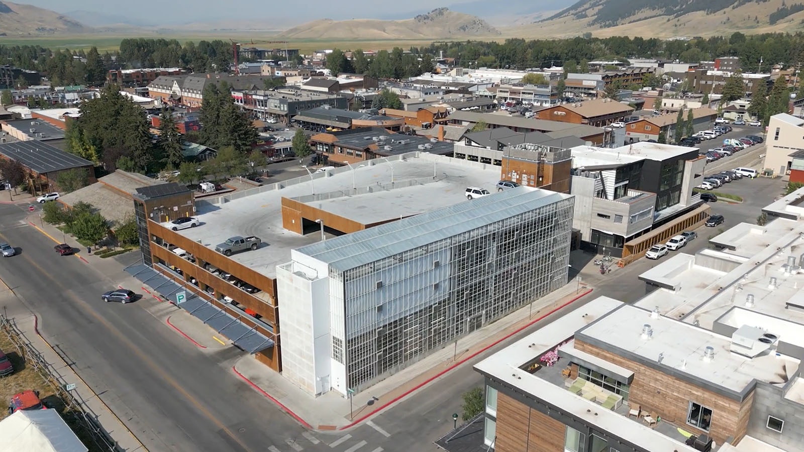 Vertical Harvest's flagship facility in Jackson, Wyoming.