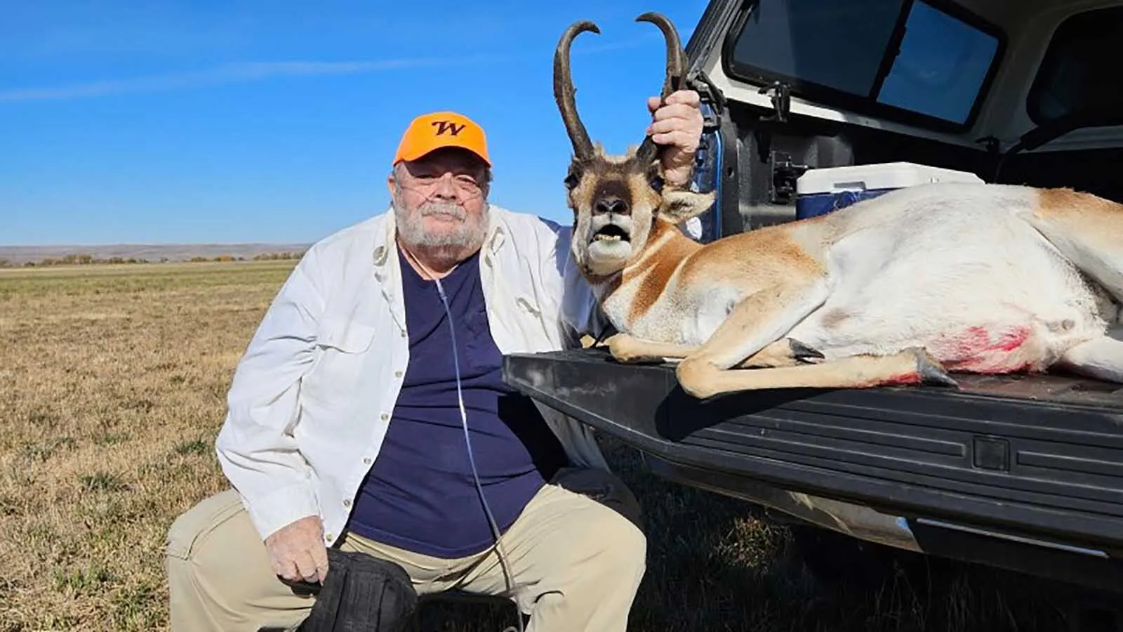 Disabled Vietnam veteran Kent Kimble of Casper relies on an antelope tag donated to the Hunting With Heroes Wyoming program to go on antelope hunts each fall.