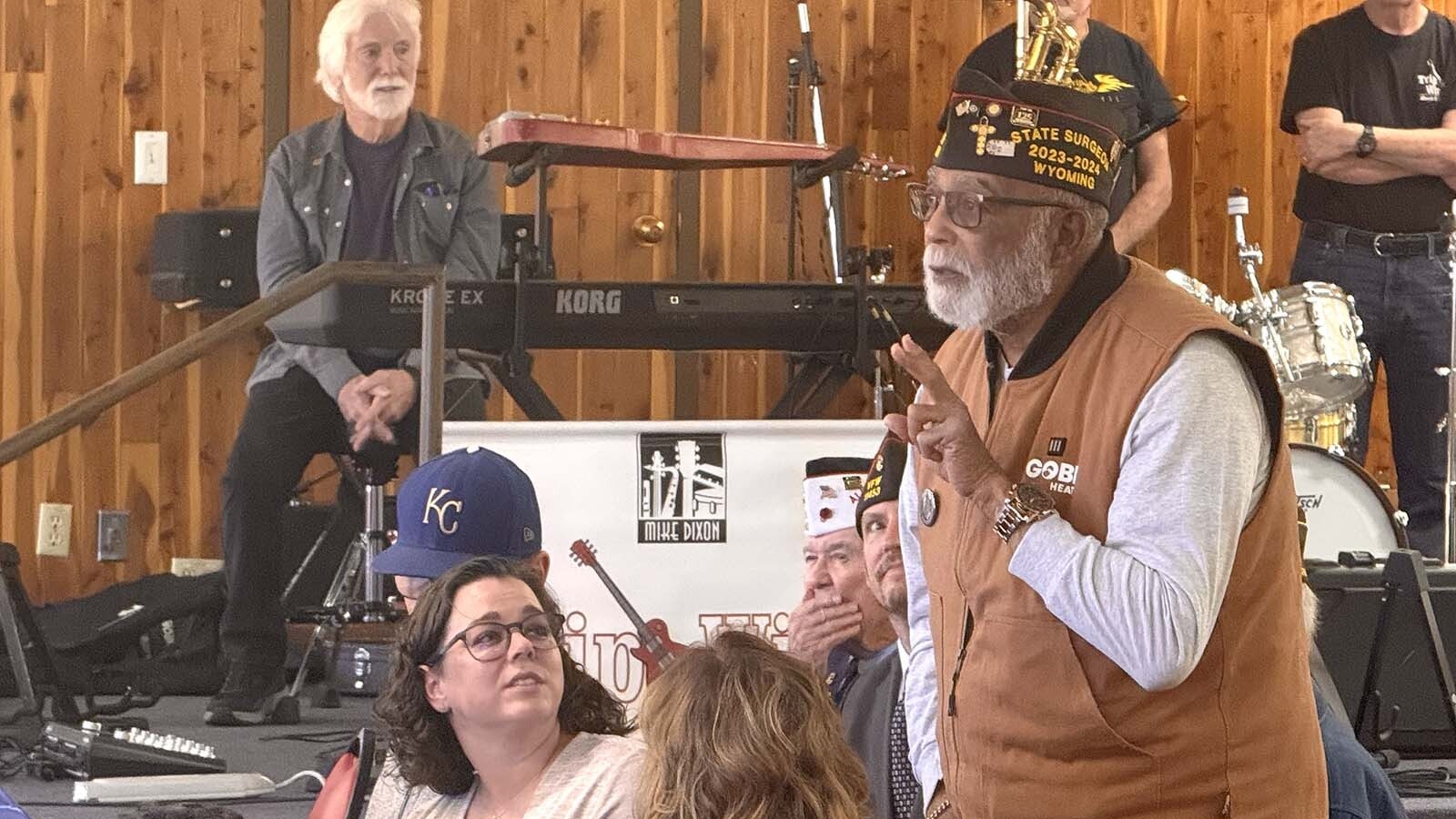Military service has been Mark Pfenning’s life since the day he was born in an Army hospital in France. Along with 300 others packed into the American Legion Post 6 meeting hall in Cheyenne on Tuesday, Pfenning said he felt like celebrating.