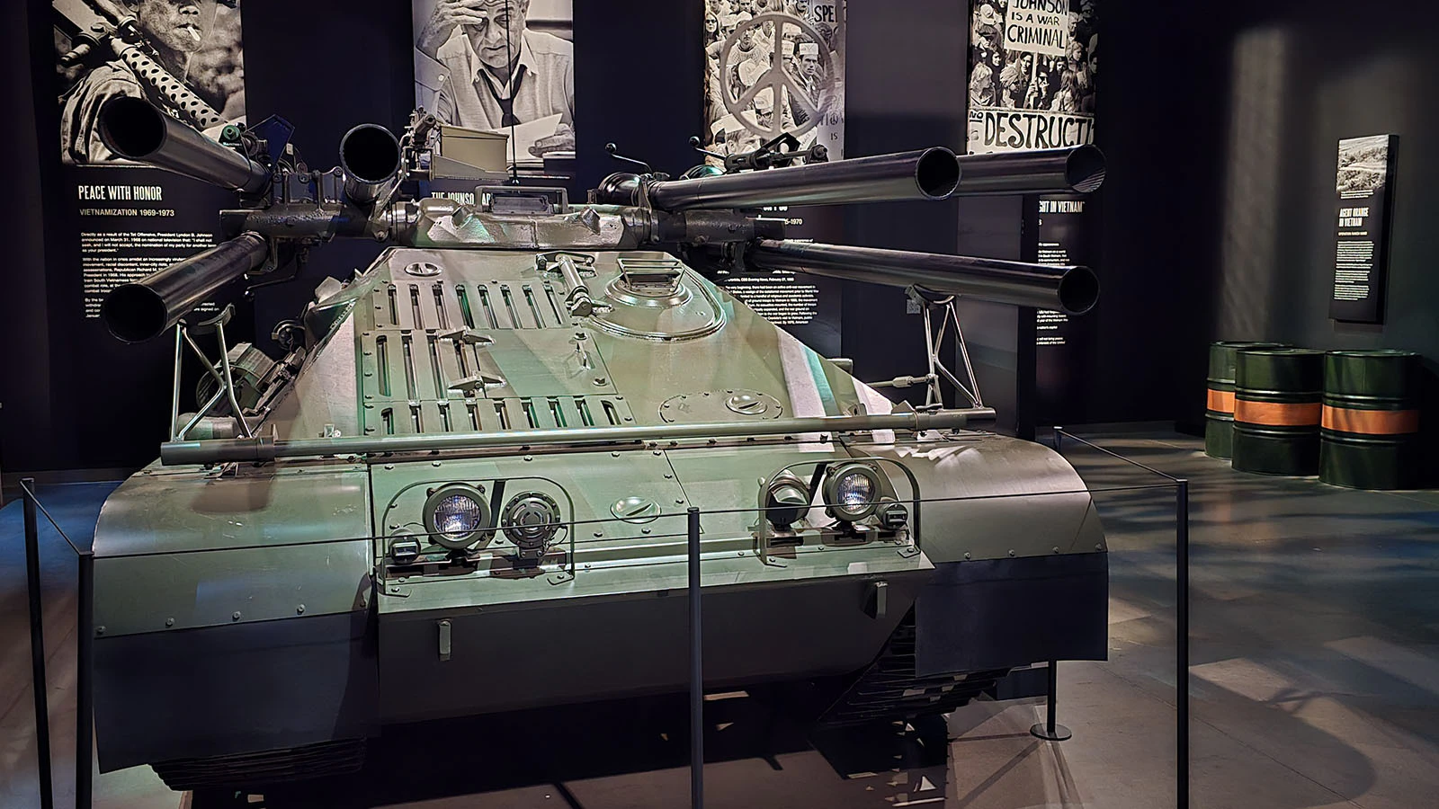 This tank was particularly important during the Vietnam war to bust through thick walls.