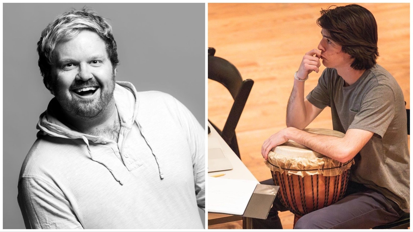 "Saga: A New Nordic Musical: playwright-actor Andrew Munz, left, and director Dillon Hanna.