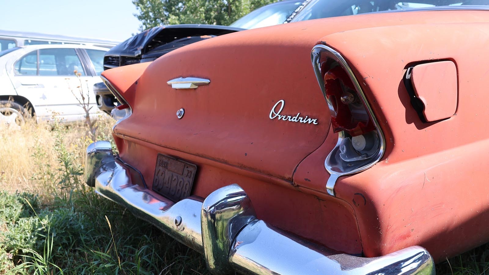 A 1956 Plymouth Savoy, Steven Murphy said the taillights look similar to those on a 1957 Chevy which was the most popular vehicle of that year.