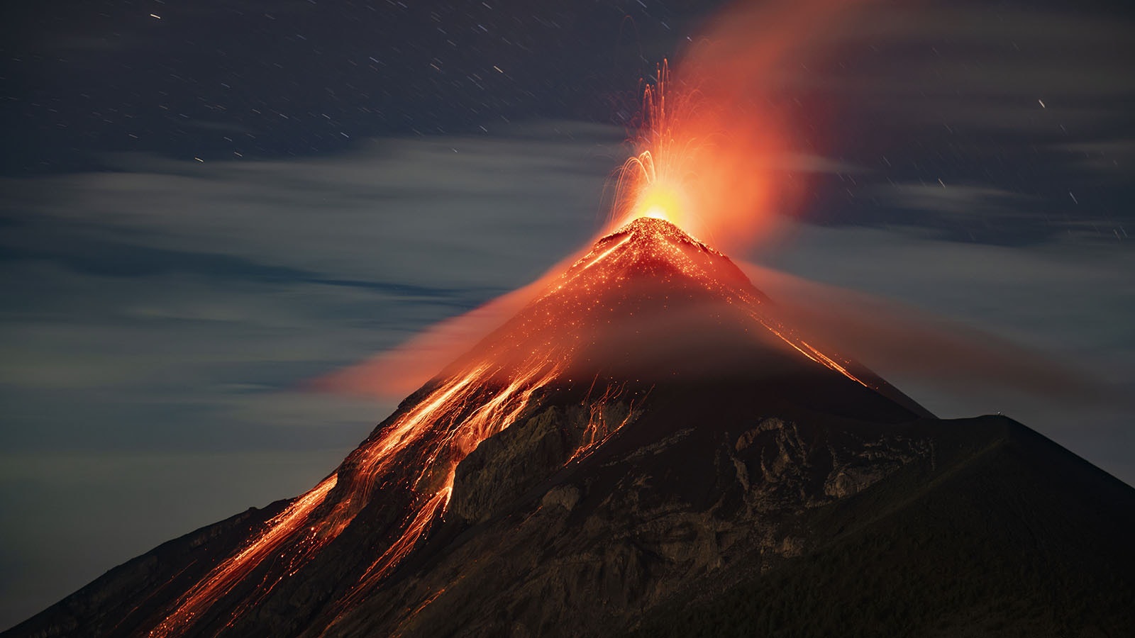 Volcan de Fuego erupts in this file photo.