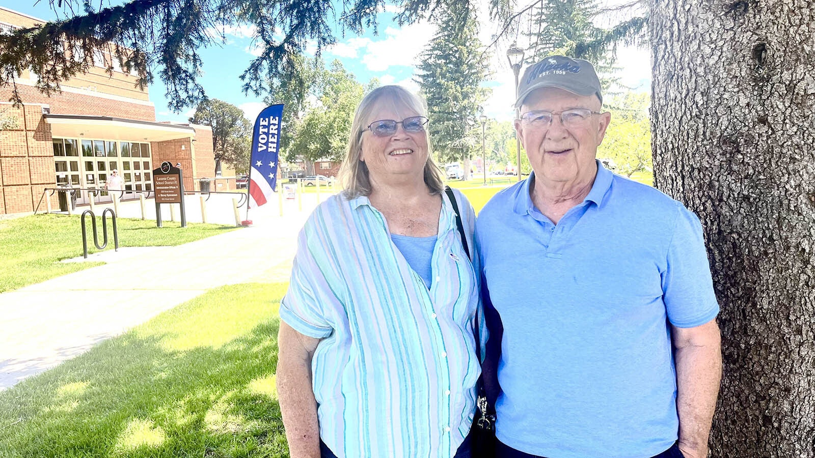 Jeannine (left) and Harris Jones believe Wyoming’s property taxes are quite low compared to where they moved from in New York.