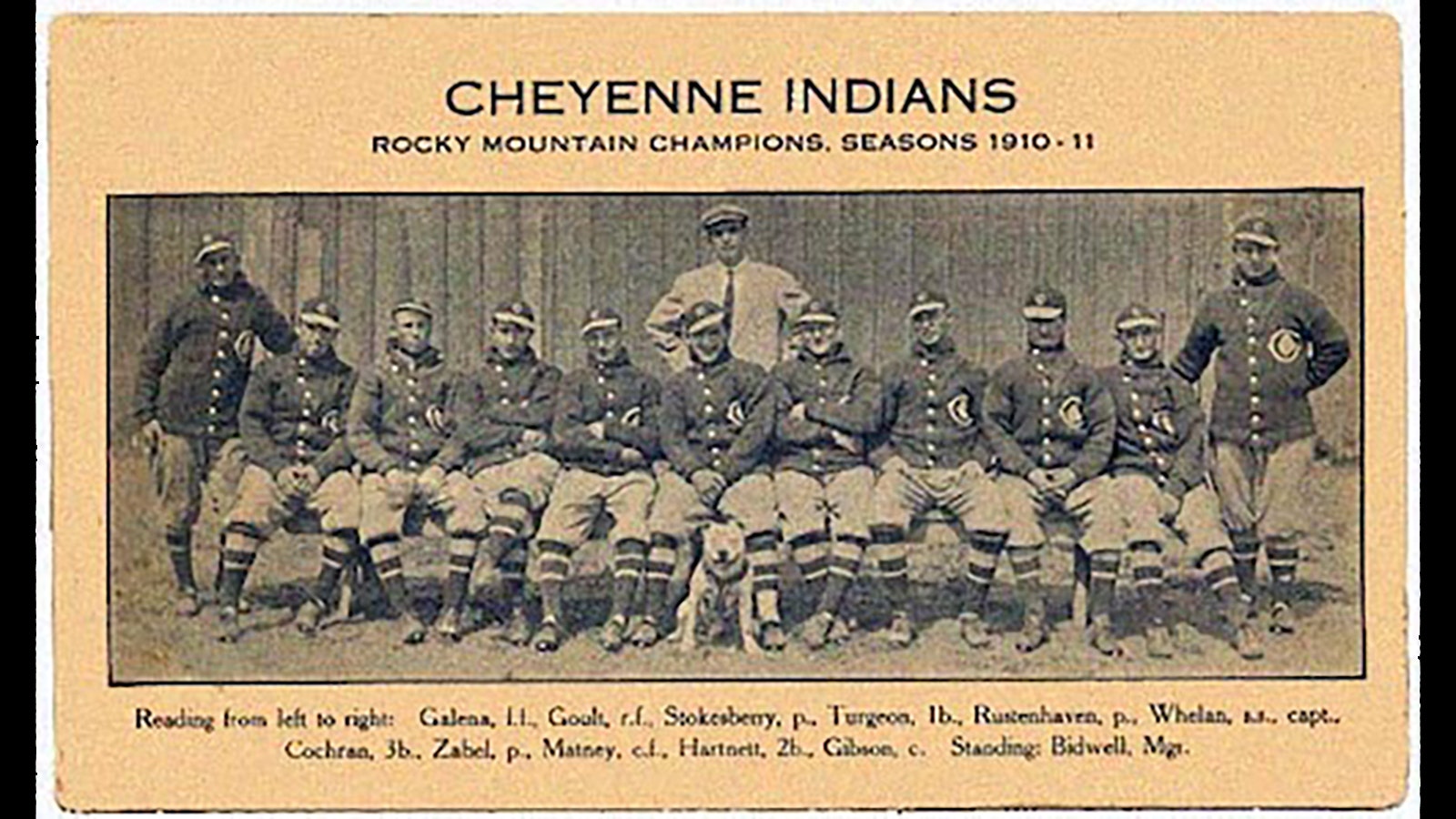 The Cheyenne Indians won the Rocky Mountain League championship in 1911, but never played the WSP All-Stars.