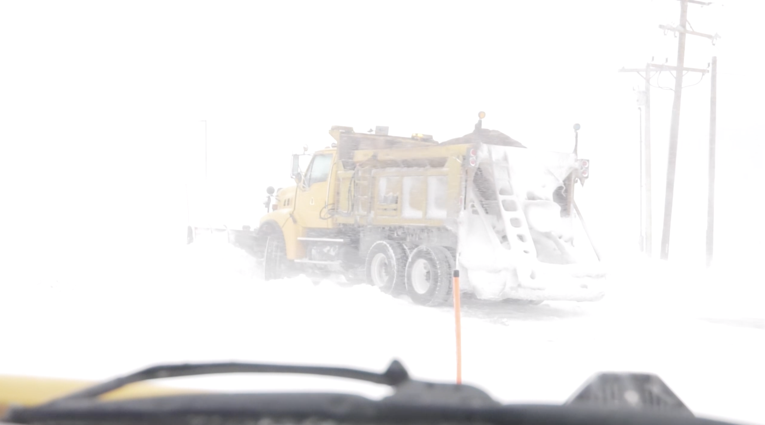 WYDOT Snowplow ride along