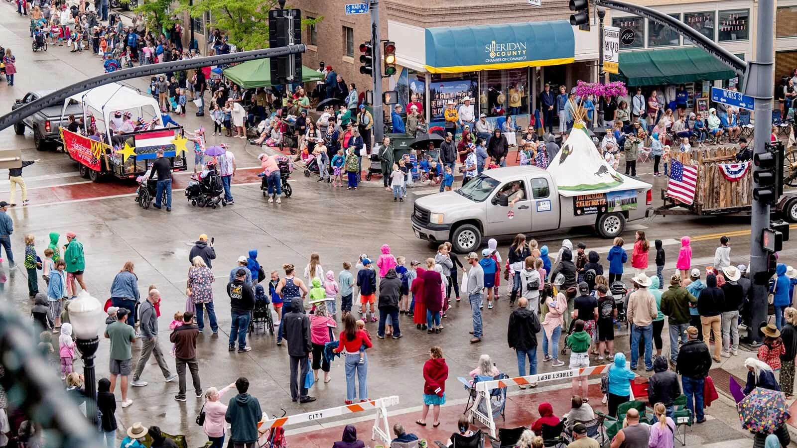 The WYO Rodeo Parade draws huge crowds to downtown Sheridan each year, as seen in this file photo.