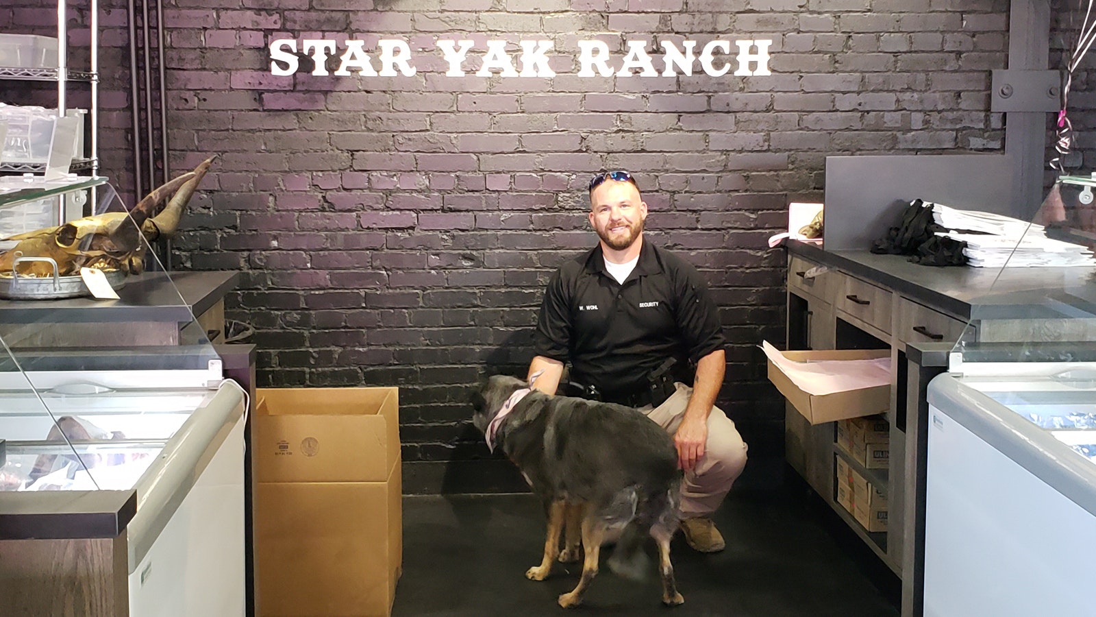 Wade Wohl helps manage the yak on Jeffree Star's Star Yak Ranch in Wyoming.