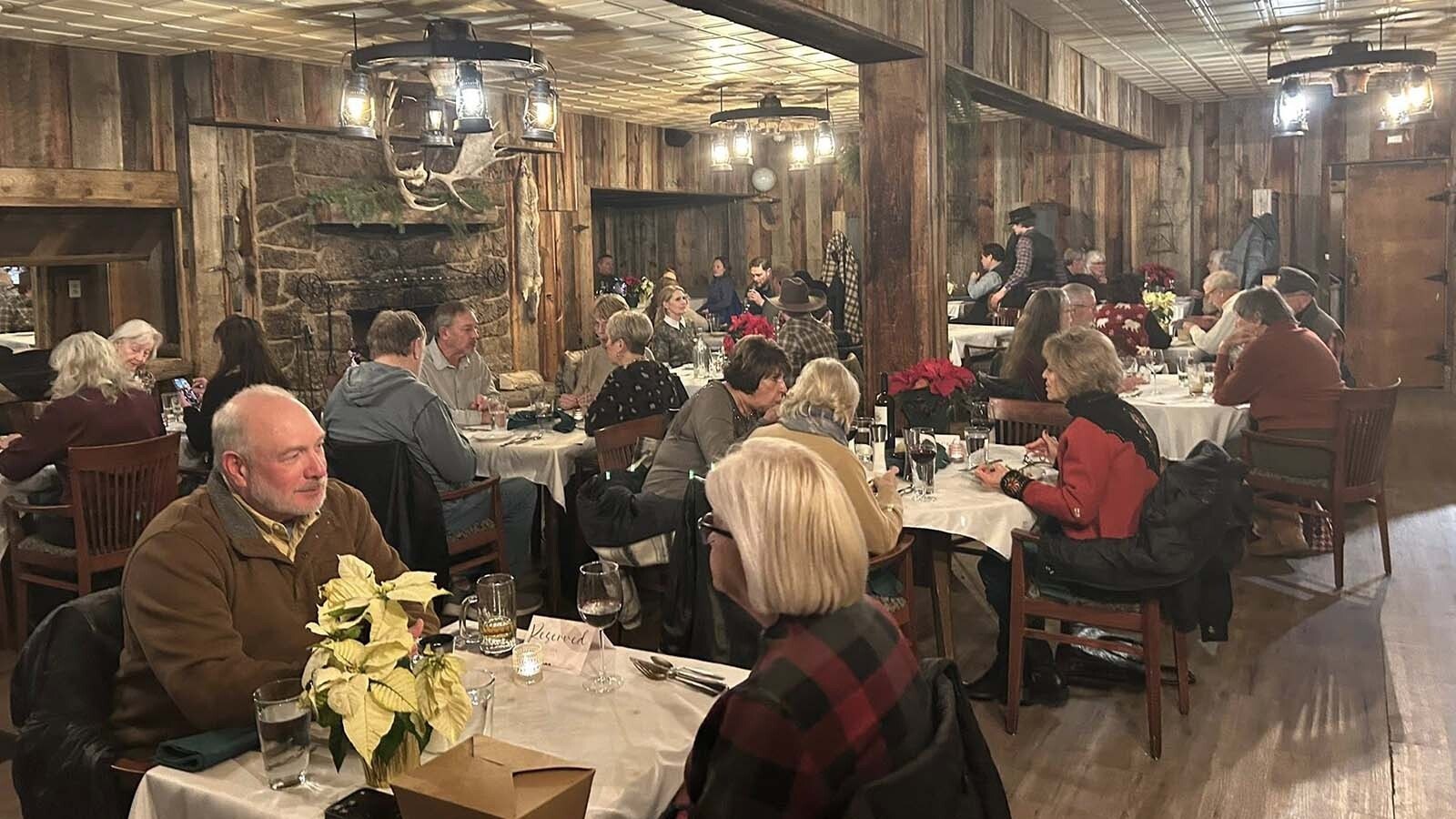 No one went away hungry from Vincent Fiore's Italian Christmas at the Wagon Box in Story.